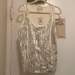Sequined Tank Top